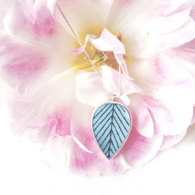 Arbour harbour blue necklace Sagen Sweden