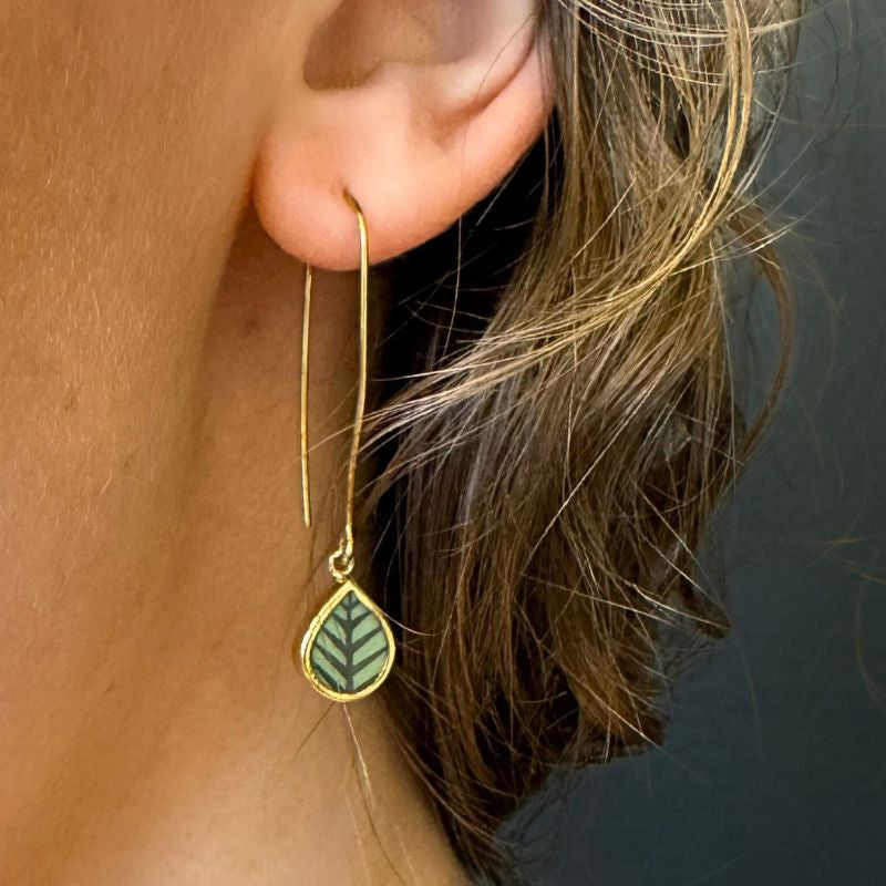 Berså Exclusive Golden Long Earrings