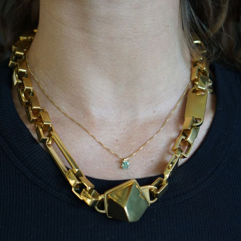 Juno Golden Statement Necklace