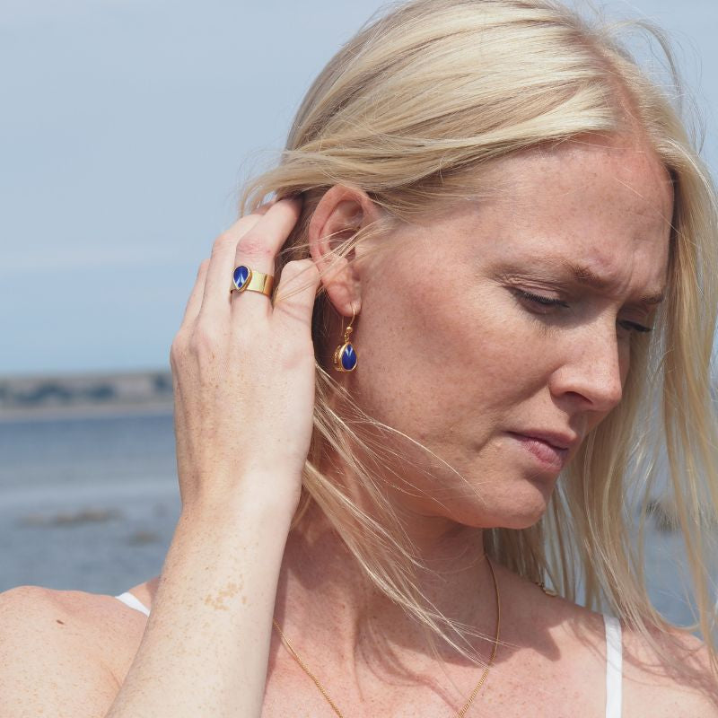 Berså / Mon Amie Golden Rotate Earrings