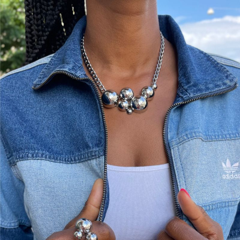 Solar Cluster Necklace
