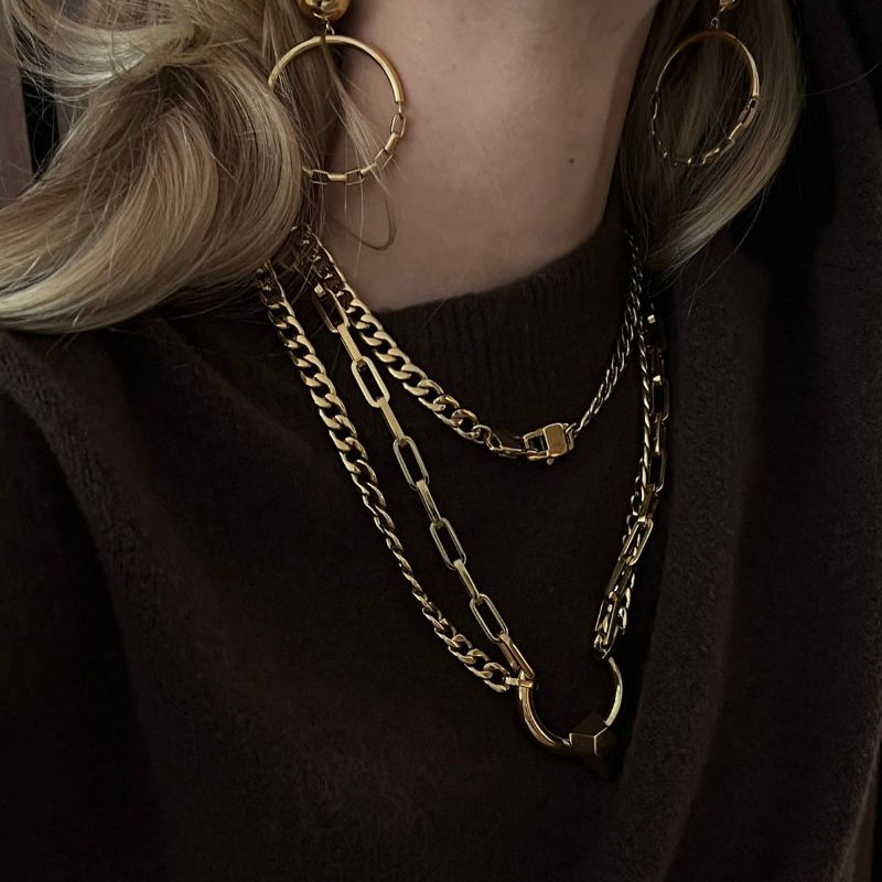 Juno Duo Golden Necklace - Body Chain