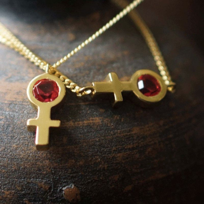 Future Is Female Golden Fucsia Bracelet