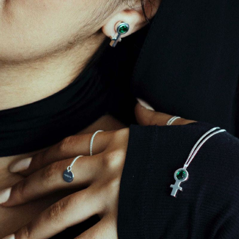 Future Is Female Jade Necklace