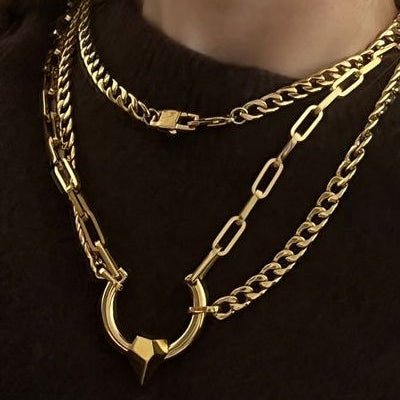 Juno Duo Golden Necklace - Body Chain
