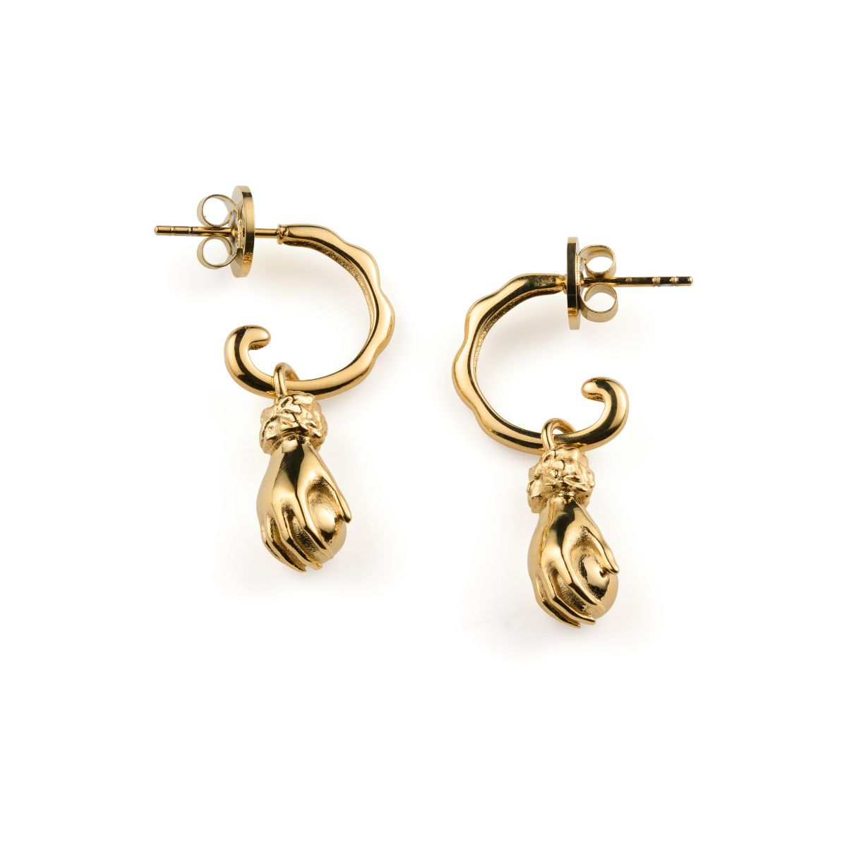 La Main Golden Hoops