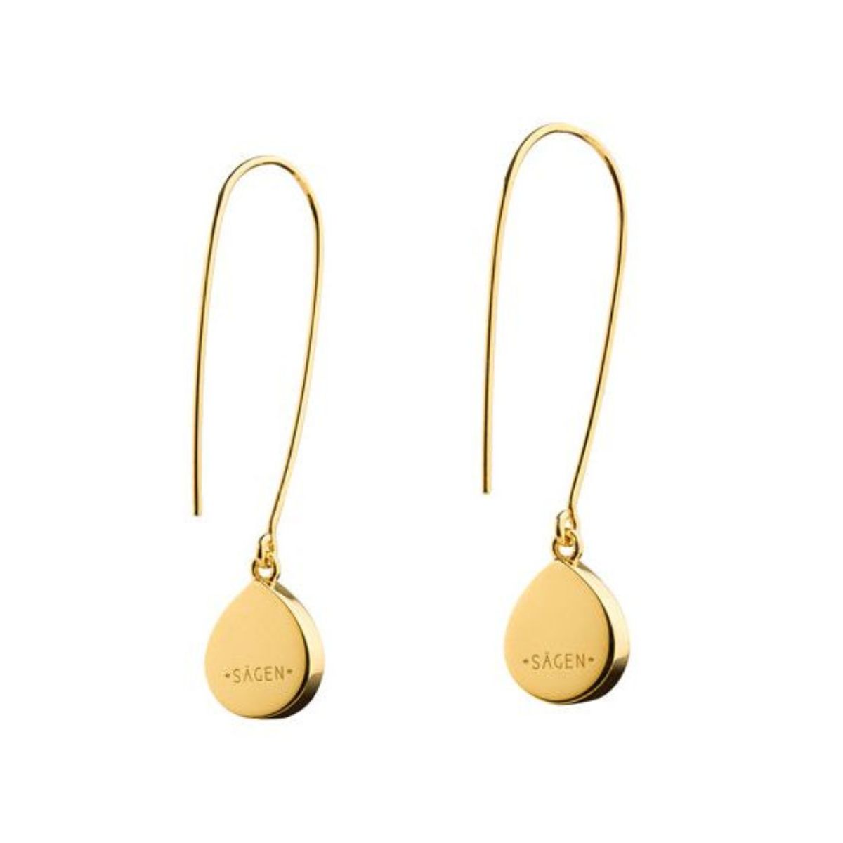 Berså Exclusive Golden Long Earrings