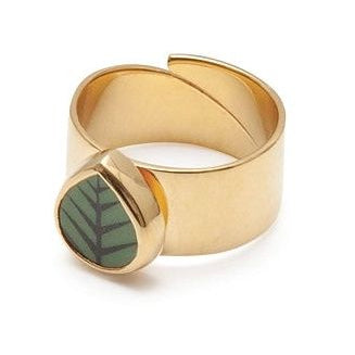 Berså Exclusive Golden Ring - Scandinavian Design Jewelry - Sagen Sweden
