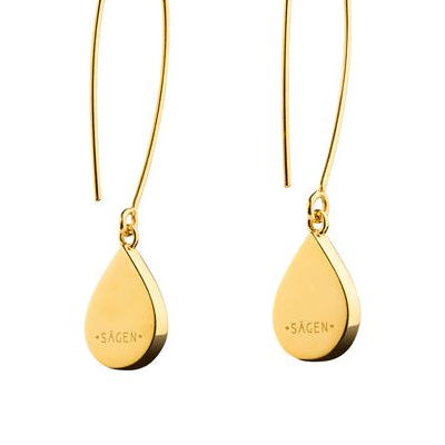 Mon Amie Golden Long Earrings